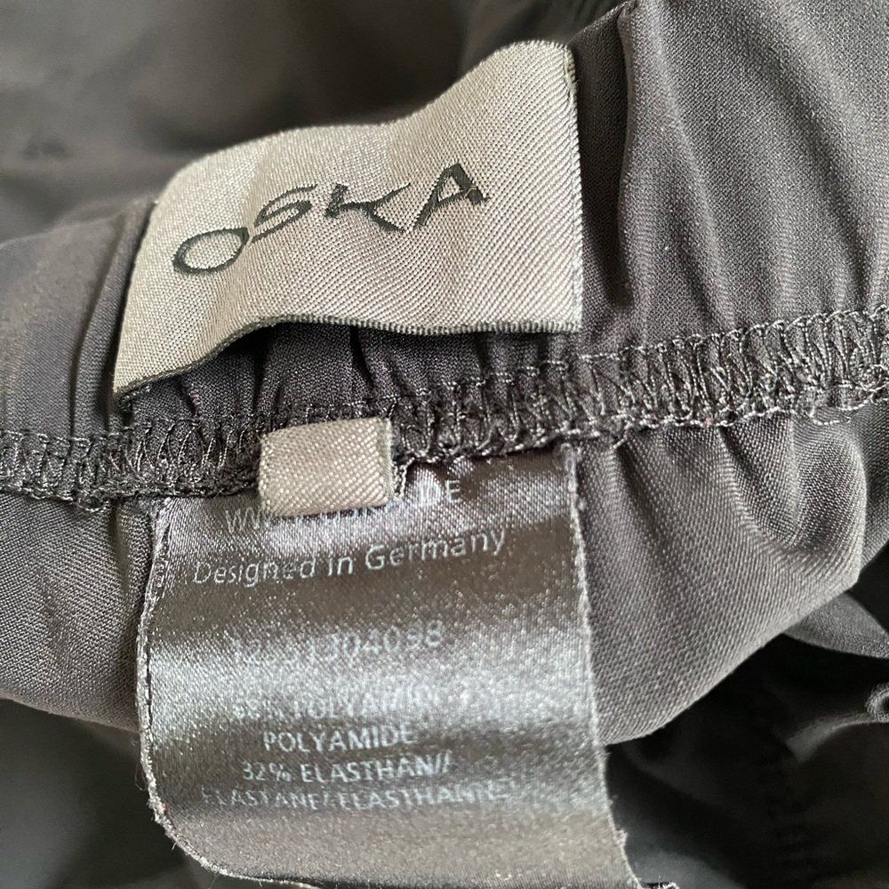 OSKA Black Jersey Women’s Pull-On Elastic Waist Pants Trousers 505 size 14 - Picture 10 of 16